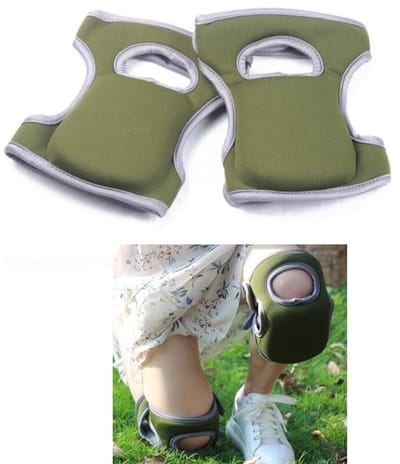 2 stuks kniebeschermers voor in de tuin - Kniekussens voor in de tuin - 45.5 x 22cm - Kniebeschermers voor op de grond - slijtvaste - draagbare kniebeschermers van neopreen voor in de tuin - Geschikt voor het schrobben van vloeren