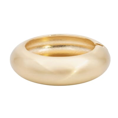 Marama Damesarmband Sophia Mat Goud - bangle - scharnier - nikkelvrij - feestdagen - gold plated - armbanden