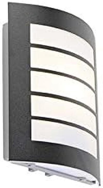 Moderne Zwarte Buitenwandlamp Rechthoekig IP44 - E27 Geschikt voor LED
