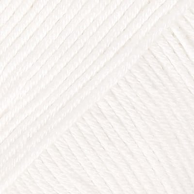 DROPS Safran Uni Colour - 17 wit - Katoen Garen
