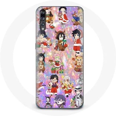 Coque pour Huawei P20 Demon slayer merry christmas affiche le cadeau de noël