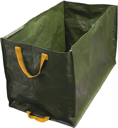 Tuinzak XXL - Afvalzak Kofferbak - Tuinafval Verzamelen - Dubbelwandige Afwerking - 225 Liter - Groen