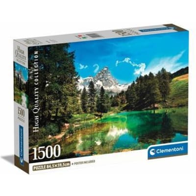 Clementoni - Puzzel - 1500 Stukjes - Blue Lake - Puzzel Voor Volwassenen