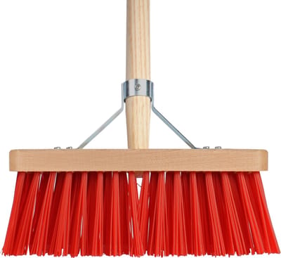 Talen Tools - Bezem - 28 cm - Kunststof haren - Steel 140 cm