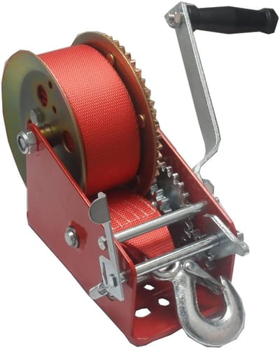Handlier 3000 LBS - Trekker Lier - Materiaal Verplaatsen - Gegalvaniseerd Nylon Touw - 27.9 x 22.9 x 22.9 cm