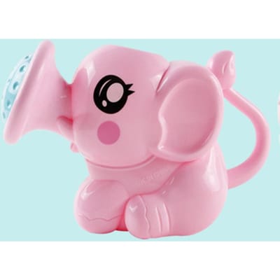 Baby Bad Speelgoed Schattige Plastic Olifant Vorm Water Spuit voor Baby Douche Zwem Speelgoed Kinderen Cadeau Opberg Netzak Baby Kinder Speelgoed white