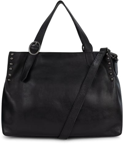 Bag2Bag - Alta - Stijlvol - Grote - Handtas - Schoudertas - Leer - Black