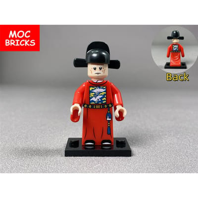 MOC Blokken Chinese Ming Dynastie Keizerlijke Garde Drie Koninkrijken Figuur Zhang Chunhua Bouwblokken Speelgoed Poppen Ideaal Voor Kinderen