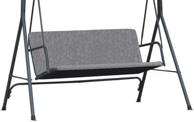 FEROCITY - Vervangende schommelstoelbekleding voor schommelbank - 2/3 zits - Alleen het doek - Waterafstotend - Duurzaam - 106 x 160 cm - Cordura - Vlas