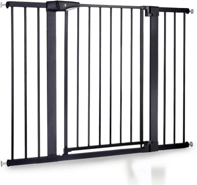 CLGP® Oprolbaar Traphekje - Veiligheidshekje - Kinderhekje - Zwart