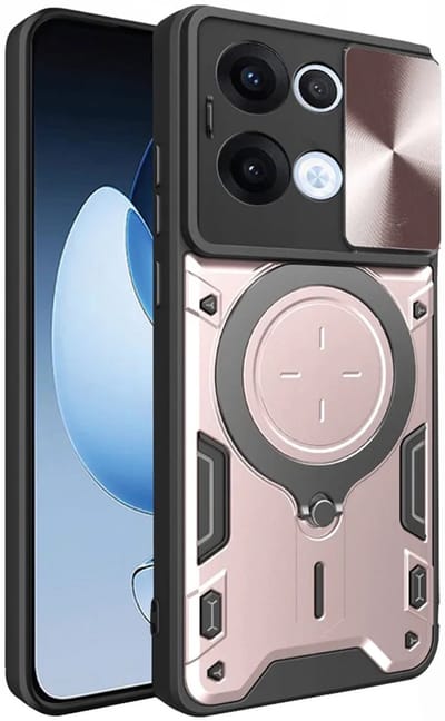 Hoesje geschikt voor Oppo Reno13 - Techsuit CamGuard Pro Back Cover - Roségoud