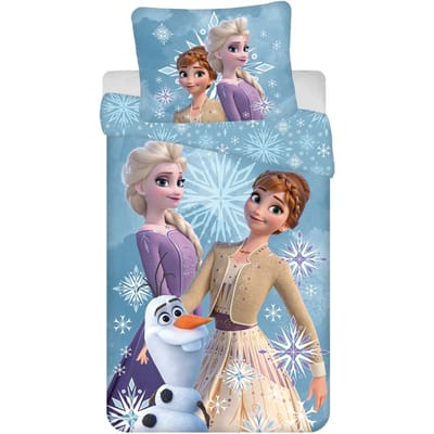 Frozen Dekbedovertrek Anna en Elsa - Eenpersoons - 140 x 200 cm - Katoen