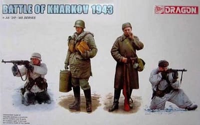 Dragon Modelbouwpakket Militaire voertuigen - 6782 Battle of Kharkov 1943 - Figuren Plastic - 1:35 - Modelbouw