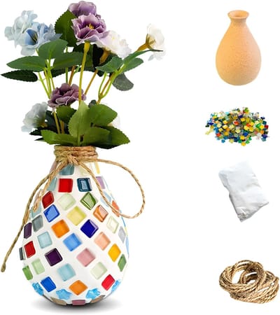 Mosaic Set voor Volwassenen - Creatieve Kaarsenhouder - Ambachten - Verjaardag Cadeaus - Mosaic Kunst Set