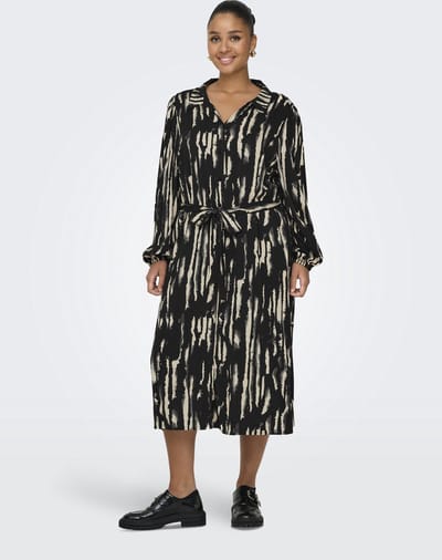 ONLY Carmakoma Jurk CARMIKAELA Midi-jurk