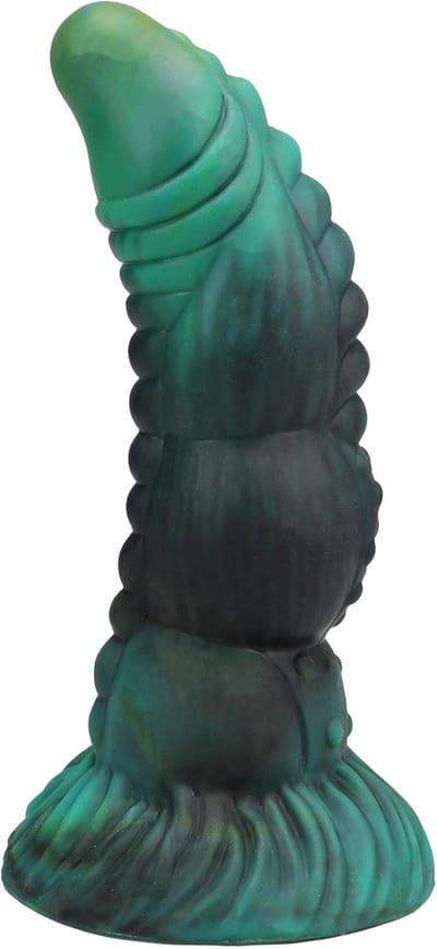 Fantasy Fuckers – Groene Geribbelde Dildo