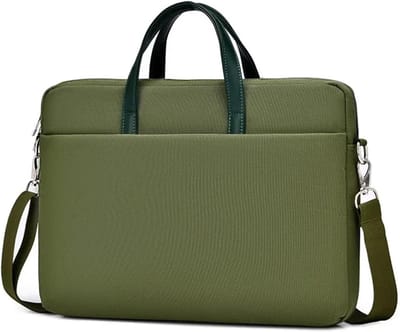 Laptoptas Schoudertas - Laptophoes Koffer - Veilig Transport - Waterdicht Nylon Materiaal - Tot 17 inch