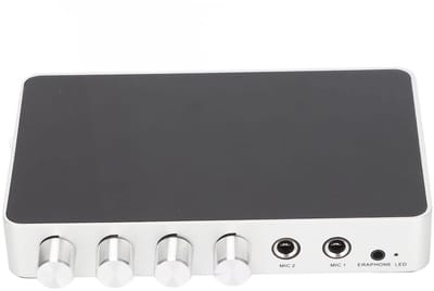 Vt products - Karaoke-mixerversterker - HDMI-mixer 4K 1080P - Instelbaar Geluid - Compact - Microfoonversterker - Voor Android TV-boxen - EU