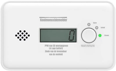 MMP®Koolmonoxidemelder - Koolmonoxidemelders - Wit - ‎3cm x 12cmx 7cm