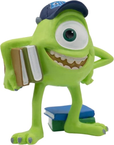 Bullyland 12582 – Speelfiguur Disney Monsters, Inc. met Mike Wazowski – levensecht en detailrijk vormgegeven – ideaal als taartfiguur, verzamelobject of vrolijk cadeautje voor kinderen vanaf 3 jaar