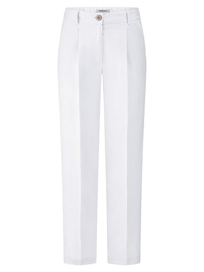 Enkellange broek Van Peter Hahn wit