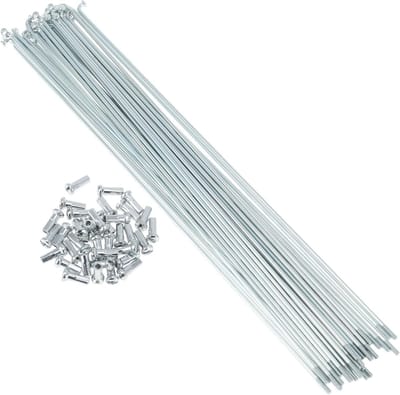 36 Set 13G Fietsspaken 269mm Galvanized Carbon Staal voor Fietswielen - Duurzaam en Lichtgewicht