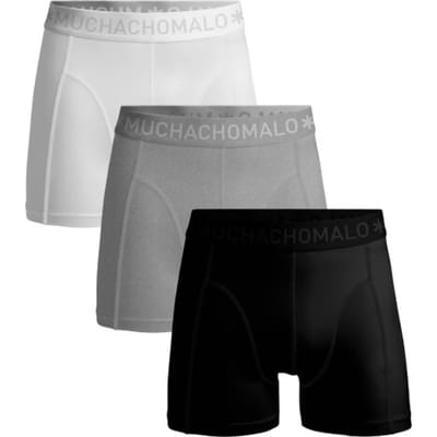 Muchachomalo Heren Boxershorts - 3 Pack - 95% Katoen - Ademend - Onderbroeken Heren - Normale Lengte