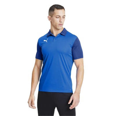 Puma Heren TeamGoal 23 Zijlijn Poloshirt (Blauw)