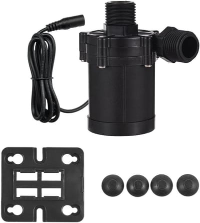 Dompelpomp DC - Boosterpomp water - Water circuleren - Stille werking 50dB - 12m lift 700L/H - Zwart