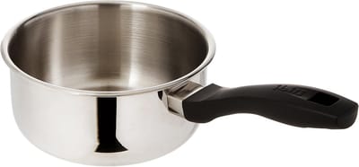 Roestvrijstalen Inductie Steelpan 18 cm - Geschikt voor Alle Inductiekoken