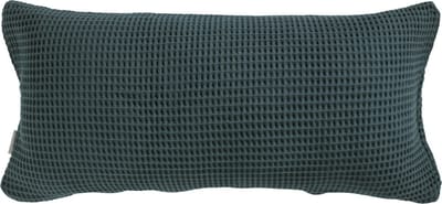 Heckettlane Kussensloop Wafel - Kussenhoes van 40x80 cm - 1 stuk - 100% Katoen - Groen