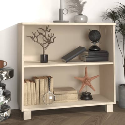 vidaXL - Dressoir - HAMAR - 85x35x80 - cm - massief - grenenhout - honingbruin