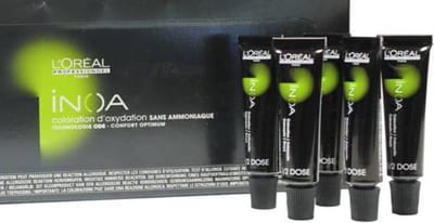 Loreal Paris Inoa Oxidatieve haarkleur crème haarkleur  zonder ammoniak - 6x8g - 06.53 dark blond mahogany gold / dunkelblond mahagoni gold