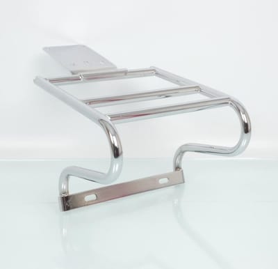 achter bagagerek rms voor scooter piaggio 150 vespa px 2011-2016 chroom nieuw