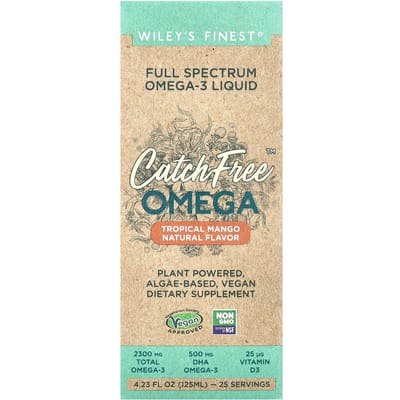 Wiley's Finest, CatchFree Omega, Mangue Tropicale, 4,23 fl oz (125ml)
