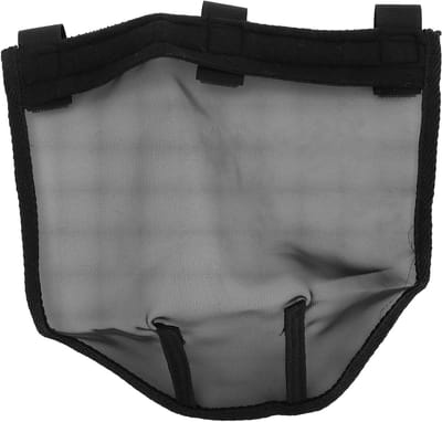 Ademende Vliegenmasker voor Paarden, Bescherming voor de Neus en Gezicht van Paarden, Ideaal voor Buitenactiviteiten en Comfortabel Gebruik (L)