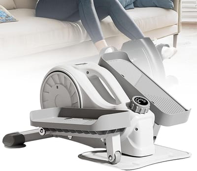 Elliptische Trainer - Beentrainer Hometrainer - Thuis Fitness - 16 Weerstandsniveaus - 49 cm Lengte - Zwart
