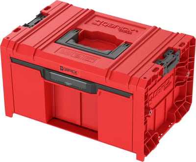 Qbrick Systeem PRO Lade 1 Gereedschapskoffer 2.0 Basic RED Ultra HD Op maat gemaakte gereedschapskoffer 450 x 310 x 244 mm 12 l
