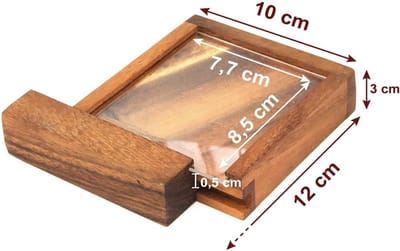 Moeilijke Houten Hersenkraker - Slimme Geheime Kluis Puzzel - Ongelooflijk Niveau 5/6