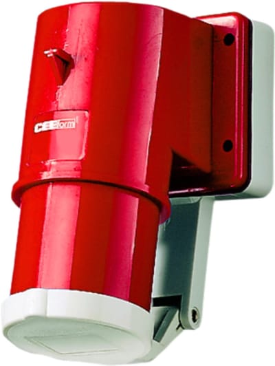 Mennekes CEE toestelcontactdoos 4-polig 400V 6H 16A IP44 (394)