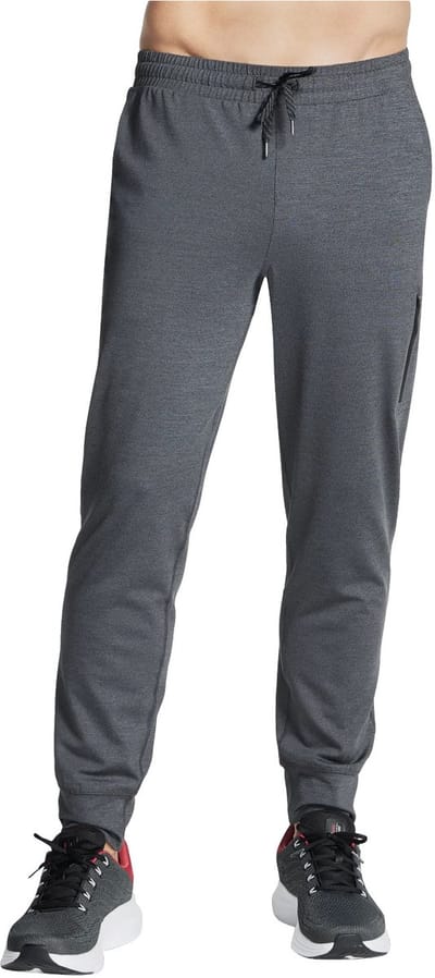 Skechers Skech-Knit Ultra Go Weekend Jogger, Mannen, Grijs, Broek, maat: L