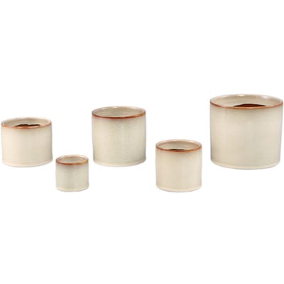 PTMD - Pot Suzann - Beige - 17x17x15.5cm
