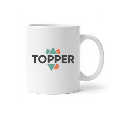 “Topper” Tekst Mok – Compliment & Waardering Cadeau – 330 ml Keramische Koffiemok