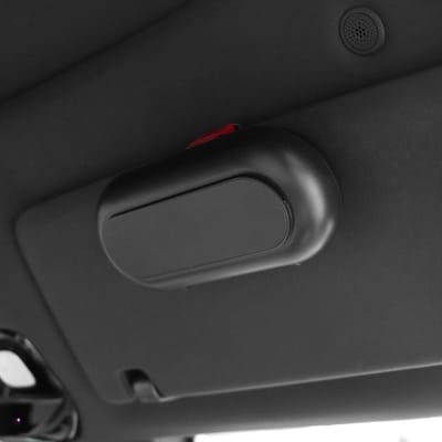 Brilhouder voor auto - Universele brilmontuur met kaartsleuven - Suède vulling - Auto accessoire