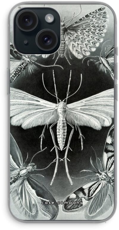 Case Company® - Hoesje geschikt voor iPhone 15 hoesje - Haeckel Tineida - Soft Cover Telefoonhoesje - Bescherming aan alle Kanten en Schermrand