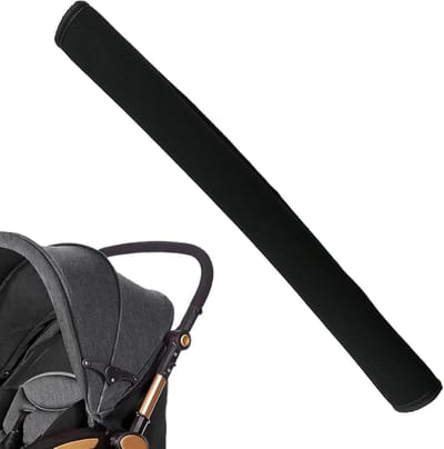 Kinderwagen Handgreephoezen - Wandelwagen Accessoires - Comfortabel Wandelen - Universele Pasvorm - 48 x 16 cm - Grijs