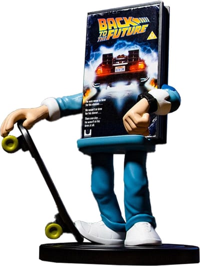 Numskull - Power Idolz - Back to the Future - Marty McFly - Draadloze telefoonoplader met lichtgevende basis - 10w snel laden