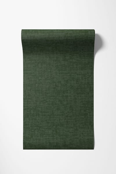 Dutch Wallcoverings - Vliesbehang - Linen & Textures - uni groen - VT10019