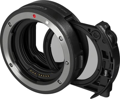 Canon Mount adapter EF - EOS-R w/ drop-in cir. pol.filter A