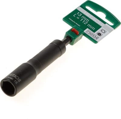 HiKOKI 750334 Flexibele dopsleutel - Zeskant - 13mm - 1/4" (L=112mm)